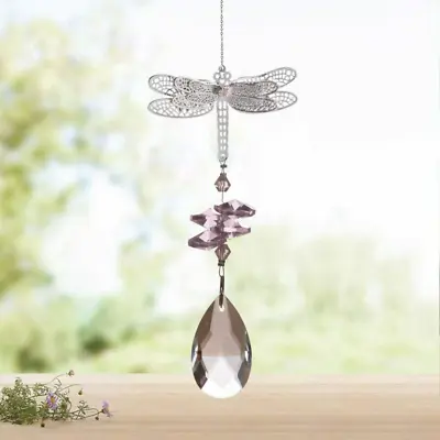 Buy Crystal Suncatcher Dragonfly Sun Catchers Prisms Hanging Pendant Window Decor • 4.14£