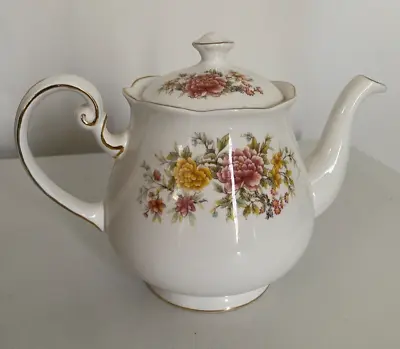 Buy Colclough Vintage 'amanda' Chrysanthemum Bone China Teapot • 39.95£