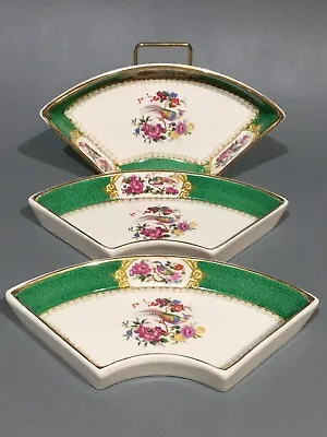 Buy Vintage Booths China  3 X Snack Dishes • 17.95£