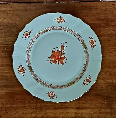 Buy Herend Hungary Chinese Bouquet  Rust Dinner Plate 10 1/4  No Scratches Or Chips • 113.79£