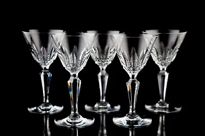Buy Baccarat Austerlitz Claret Wine Glasses Set Of 5 Elegant Vintage Crystal Signed • 248.94£