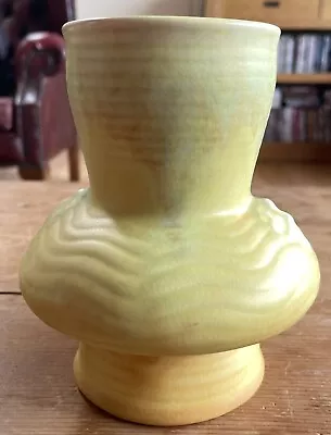 Buy Vintage Beswick Yellow Vase Model 482 Leaves England • 4.99£