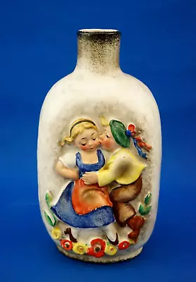 Buy Franz Goebel Hummel Art Deco Ceramic Bottle Bas-relief Decoration 1900 Germany • 179£