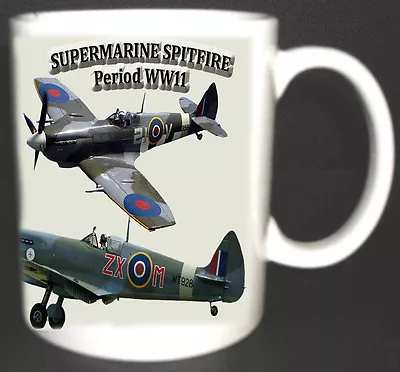 Buy Supermarine Spitfire Aeroplane Mug. Limited Edition Gift Ww2 Collectable • 10.99£