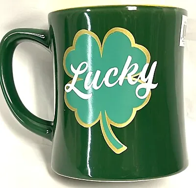 Buy Lucky St Patrick’s Day Mug Bentley Irish Ceramic Stoneware Spectrum Designz 18oz • 10.02£