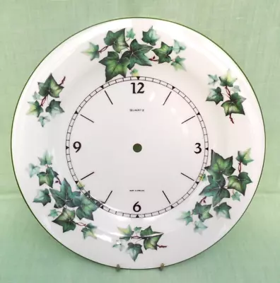 Buy English Bone China Clock Face Plate - Ivy Pattern Matches Kirsty Jayne China • 19.99£