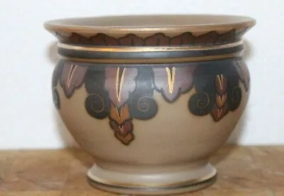 Buy L Hjorth Scandinavian Pottery Art Deco 1930s Vase Danish Classical Decoration • 70£
