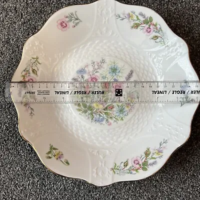 Buy New Aynsley  “wild Tudor” Fine Bone China  Fruit Bowl   10  Diameter • 10£