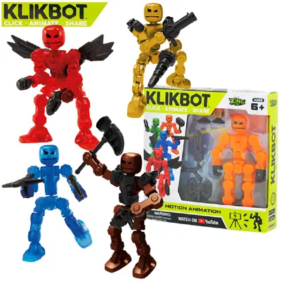 Buy KLIKBOT Heroes, Villains & Guardians - By Stikbot - Stop Motion Action Toy • 7.99£