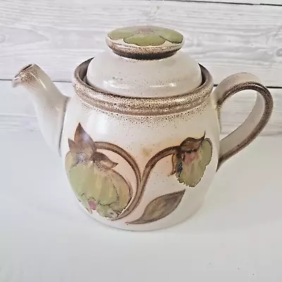 Buy Denby Troubadour Stoneware Teapot With Lid Vintage Stoneware England • 11.99£