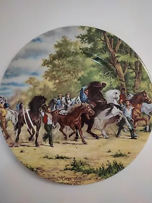Buy Fenton Horse Fair France 1853 Collectable Plate 27cm English Bone China • 8.90£