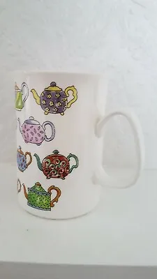 Buy Berkshire Chine English Fine Bone China Coffee Tea Mug Cup, Teapot Designs 4  H • 10£