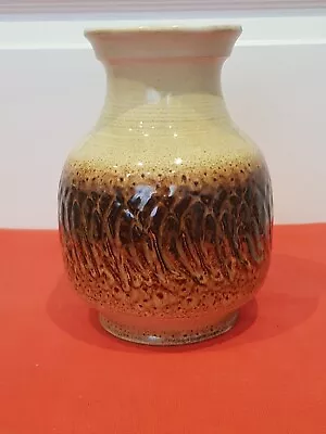 Buy Gorgeous Vintage Iden Pottery Rye Vase. 60s / 70s Design. Very Decorative. • 15£
