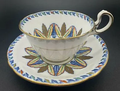Buy Aynsley Tea Cup & Saucer Rare Vintage Art Deco Bone China Antique Collectable • 16.39£