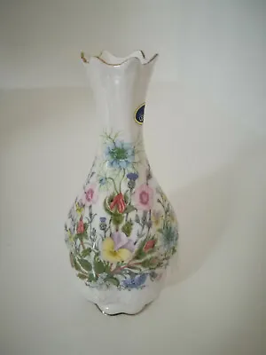 Buy Aynsley Wild Tudor – Fine Bone China Bud Vase - Exc Condition • 6.50£