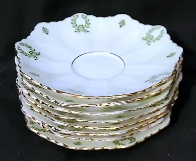Buy EIGHT The Paragon China LAUREL WREATH # 1800 Saucers • 6£