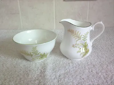 Buy Jason Works Nanrich Pottery Fine Bone China Sugar Bowl & Milk Jug Leaf Foliage • 5£