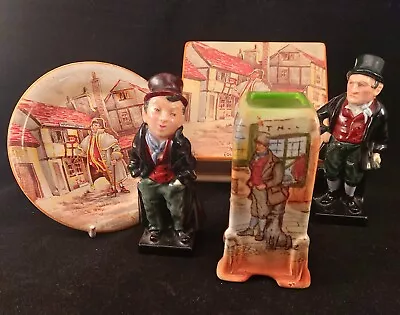 Buy Royal Doulton Dickens Figures Plus Newhall Pottery Mr.Bumble • 40£