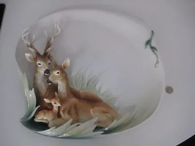 Buy FRANZ PORCELAIN WOODLAND GRACE DEER FAMILY TRAY LIMITED EDITION FZ01315 Boxed • 294.99£
