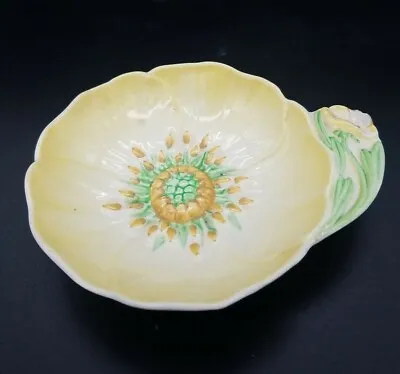 Buy Carlton Ware Yellow Buttercup Small Dish With Flower Handle Australian Design • 15£