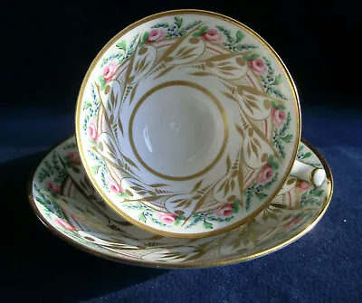 Buy EARLY 19th CENTURY SPODE TEA CUP & SAUCER PATTERN 312 LONDON SHAPE C.1813 (R2)   • 165£