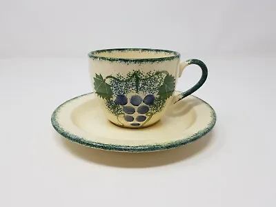 Buy Poole Vineyard Grapes Vine Tea Cup And Saucer • 7.50£