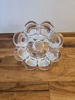 Buy Dartington Glass Daisy Trinket Dish Candle Holder  Paperweight Frank Thrower 70s • 12£