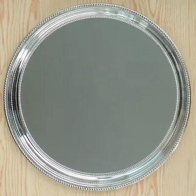 Buy M&R Vintage Drinks Tray Silverplated Round Salver Boxed Retro Tableware 26cm D • 13.95£