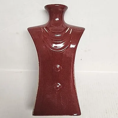 Buy Chinese Dress Look Design Accent Flambé Red Glaze Pottery Vase 12.5  • 30.18£