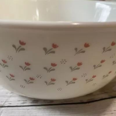 Buy Vintage 80s Pyrex Laura Ashley Tulips Casserole Dish Made In England 9” • 38.60£
