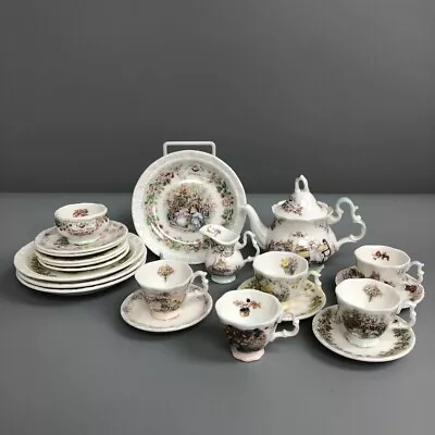 Buy Royal Doulton Brambly Hedge Tea Service Miniature Set 21 Piece Seasons Trio -CP • 49.99£