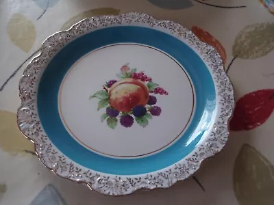 Buy Vintage Old Foley James Kent Cake Plate Fruit Design 8.5  Diameter • 14.99£