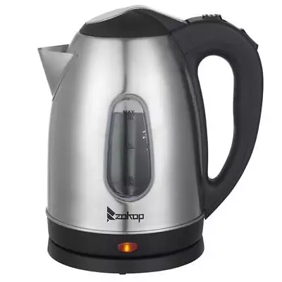 Buy Electric Kettle Stainless Steel Cordless Jug 1.8L Overheat Protection - 2000W UK • 16.38£