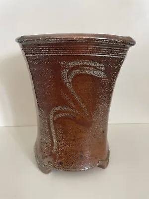 Buy Lisa Hammond Large Salt Glazed Footed Vase. Wonderful Piece • 285£