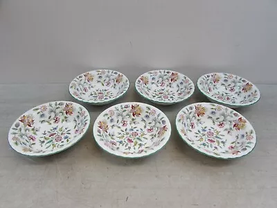 Buy Minton HADDON HALL Fruit Cereal Dessert Bowls Dishes X6 • 22£