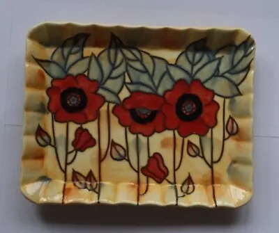 Buy Hand Painted Old Tupton Ware Pin Dish - Poppy Design • 11.99£