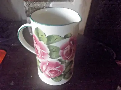 Buy Vintage Wemyss Ware Tall Jug Painted With The Cabbage Rose Design 17cm • 325£