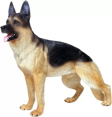 Buy German Shepherd Figurine Animal Dog Figure Toy Garden Dog Statue Wolfdog Puppy • 12.50£