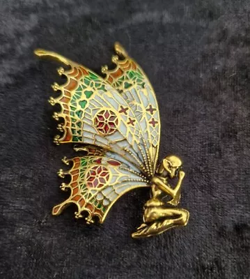 Buy Beautiful Art Nouveau Inspired Fairy Nymph Brooch Pin Jewellery Gift  • 4.99£