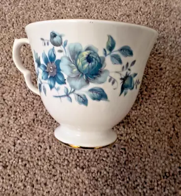 Buy Vintage 18 Piece Queen Anne Bone China Tea Set With Blue And White Floral Design • 30£