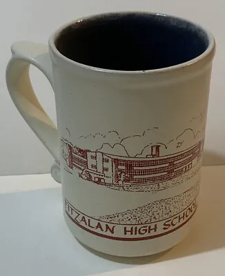 Buy Laugharne Pottery Commemorative Mug Fitzalan High School Cardiff 1968 - 1993 • 8£