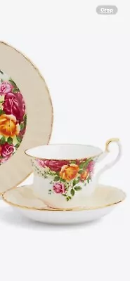 Buy Vintage Royal Albert Bone China Old Country Roses Tea Cup Saucer Set 1962 • 76.72£