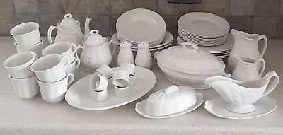 Buy Rare Vintage Laura Ashley Wheatware - 50-Piece Full Tableware Collection • 78£