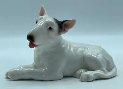 Buy Vintage ROYAL COPENHAGEN Pitbull Terrier Laying Porcelain Figurine RARE & MINT! • 177.42£