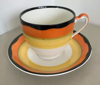 Buy Art Deco A E Gray Gray's Pottery A.187 Tea Cup & Saucer Duo • 19.99£