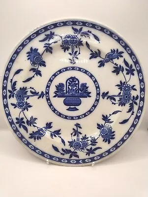 Buy Antique Minton Blue & White Delft China Dinner Plate Beautiful 265 Mm Dia  • 15£