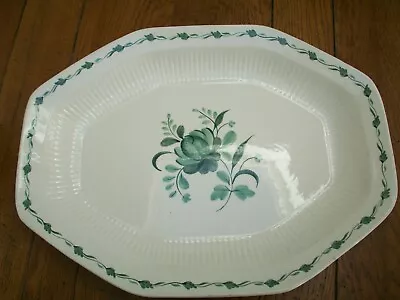 Buy Large Adams Baltic  Platter In Green 16   X 12  • 8£