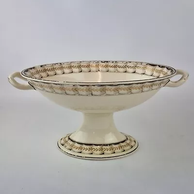 Buy Antique 18th Century Wedgwood Creamware Pedestal Bowl With Decorative Band 31cm • 295£