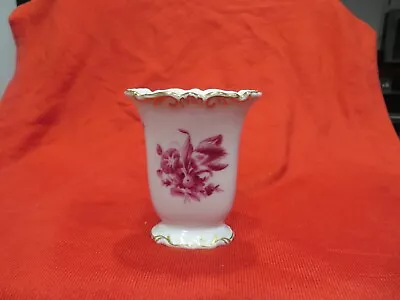 Buy Vintage Herend Hand Painted Porcelain  Vase 3 1/2 ,  • 65.44£