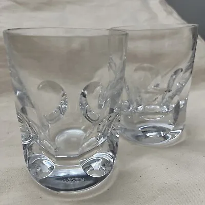 Buy RARE BACCARAT France Crystal  Vintage PAIR Glass TUMBLER Whiskey Scotch • 298.90£